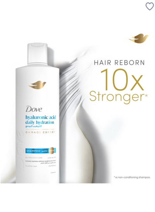 DOVE Shampoo, daily hydration, instantly hydrates without weighing hair down, 400ml - Image 3